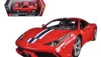 Ferrari 458 Speciale Red 1/18 Diecast Model Car by Bburago - Premium Collectible