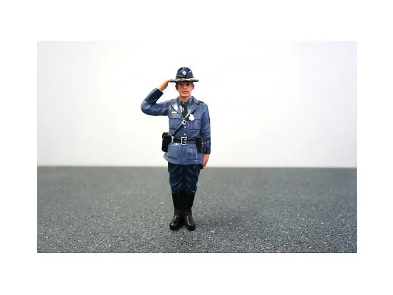 State Trooper Brian Figure for 1:18 Diecast Model Cars – American Diorama Collectible