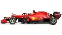 Ferrari SF21 #55 Carlos Sainz 1/18 Diecast Model by Bburago - F1 Racing Collectible