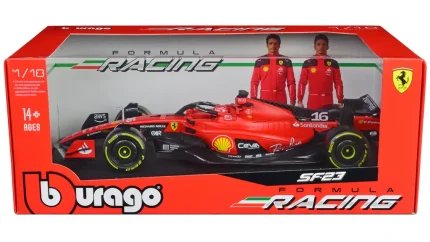 Ferrari SF-23 #16 Charles Leclerc 1/18 Diecast Model - 2023 Formula One F1 by Bburago