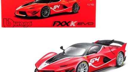 Ferrari FXX K Evo #54 Michael Luzich Signature Series 1/18 Diecast Model by Bburago
