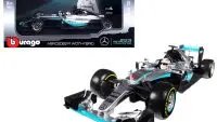 Mercedes AMG F1 W07 Hybrid #44 Lewis Hamilton 2016 1/18 Diecast Model by Bburago
