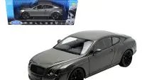 Luxury Bentley Continental Supersports Coupe Grey 1/18 Diecast Model by Welly