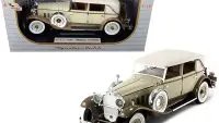 1930 Packard Brewster Diecast Model Car 1/18 by Signature Models - Tan & Coffee Brown