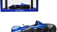 Stunning BAC Mono Metallic Blue 1/18 Model Car by Autoart – Perfect Collector's Piece