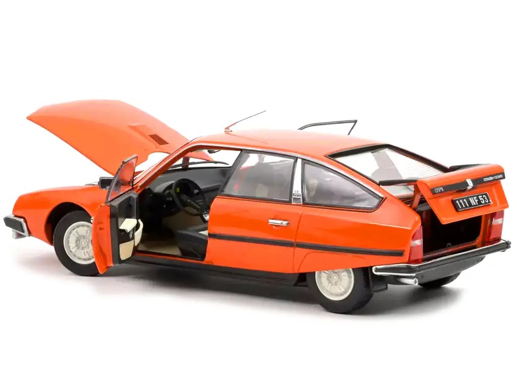 1977 Citroen CX 2400 GTI Mandarine Orange 1/18 Diecast Model by Norev – Collectible Classic Car