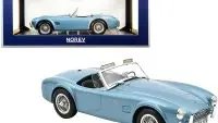 1963 Shelby AC Cobra 289 Light Blue Metallic 1/18 Diecast Model Car by Norev