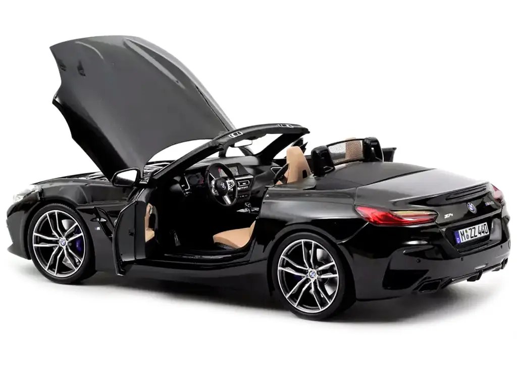 2019 BMW Z4 Convertible Black Metallic 1/18 Diecast Model Car by Norev – Collector’s Dream