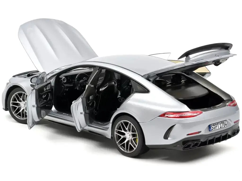 Buy 2021 Mercedes-AMG GT 63 S 4Matic Silver Metallic Diecast Model 1/18 by Norev