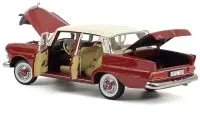 1966 Mercedes-Benz 200 Red with Beige Top 1/18 Diecast Model by Norev - Classic Collectible Car