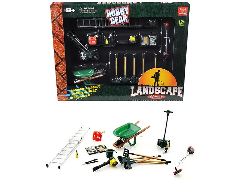 Enhance Your 1/24 Scale Models with Phoenix Toys’ Landscape Service Accessories Set