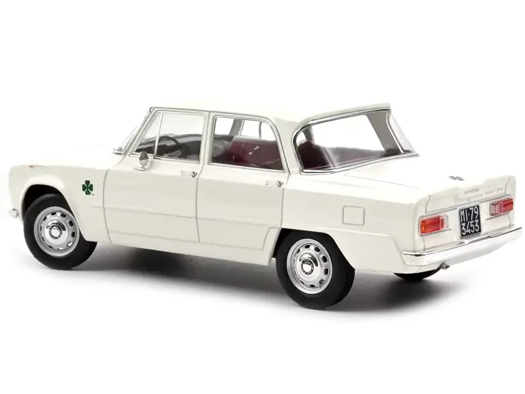 1963 Alfa Romeo Giulia ti Super White 1/18 Diecast Model by Norev – Collector’s Dream