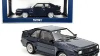 1985 Audi Sport Quattro Coupe Dark Blue 1/18 Diecast Model Car by Norev