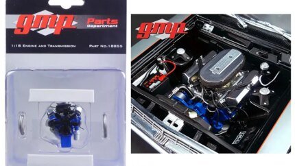 1967 Ford Fairlane 427R Georgia Shaker Model: GMP's Hubert Platt Engine & Transmission Replica 1/18