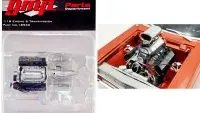 Blown 427 SOHC Engine and Transmission Replica from "1967 Ford Fairlane SOHC Street Machine" 1/18 Scale Model by GMP