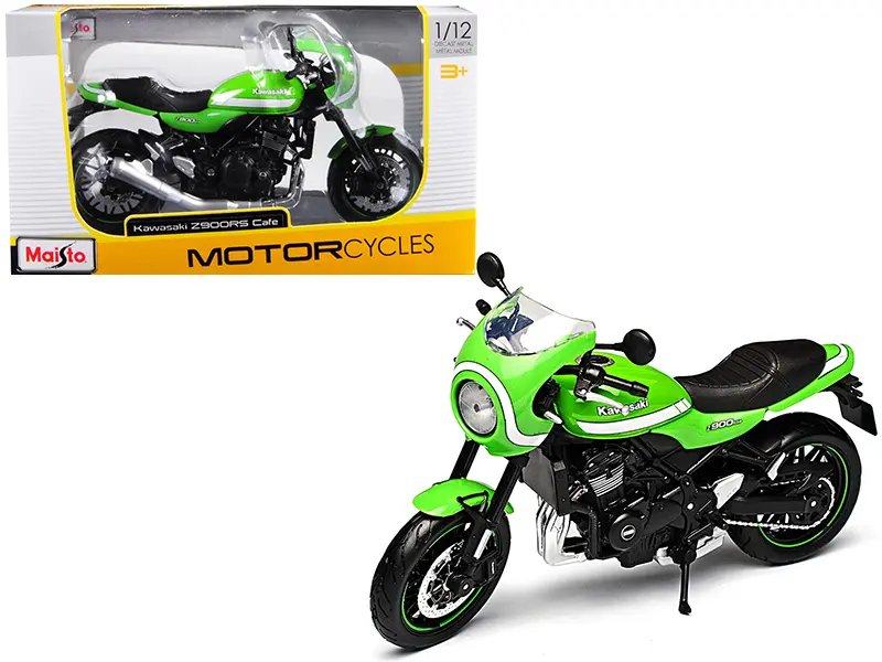 Buy Kawasaki Z900RS Cafe Green 1/12 Diecast Model by Maisto – Perfect Collectible!