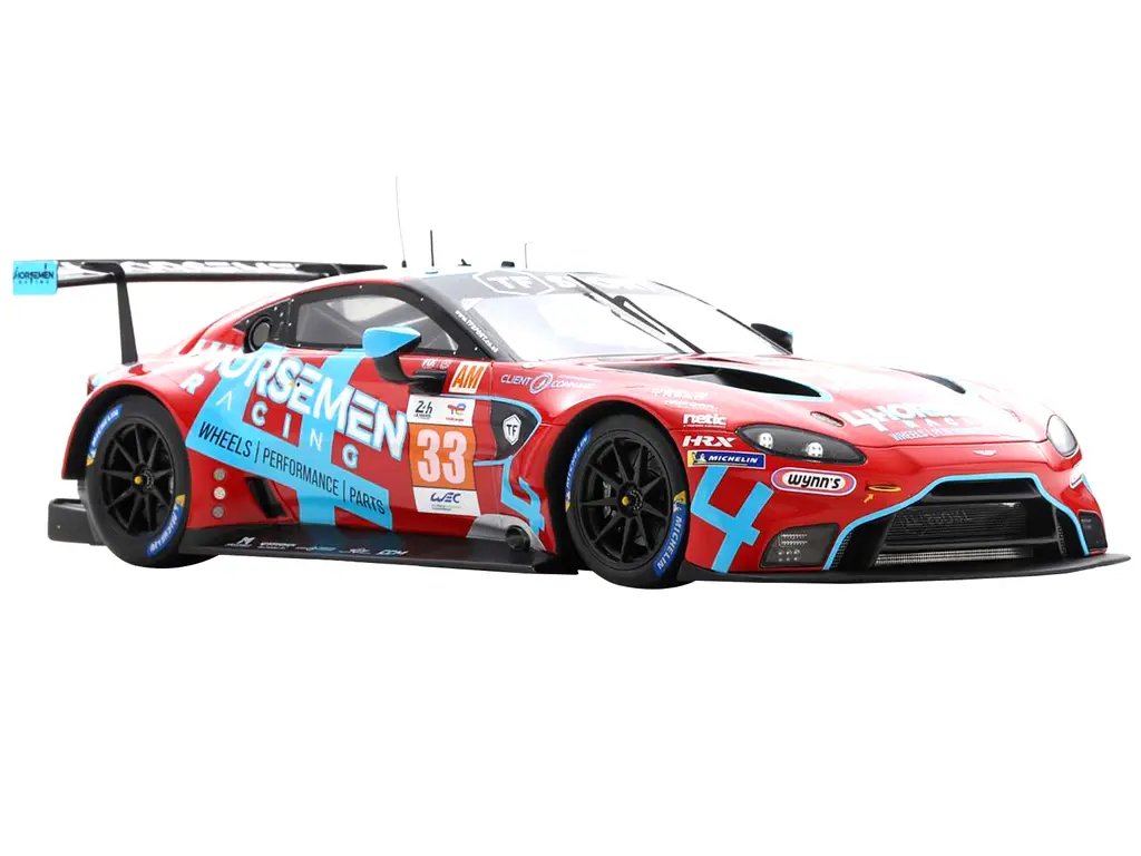 1/18 Aston Martin Vantage AMR #33 Le Mans 2022 Winner Model Car with Display Case by Spark 2 1/18 Aston Martin Vantage AMR #33 Le Mans 2022 Winner Model Car with Display Case by Spark - Image 2