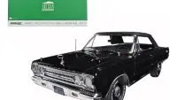 1967 Plymouth Belvedere GTX Convertible Black 1/18 Diecast Model by Greenlight