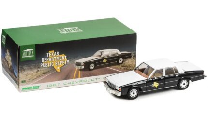 1987 Chevrolet Caprice Police Diecast Model 1/18 - Texas State Trooper by Greenlight