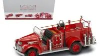 1941 GMC Fire Engine Red 1/24 Diecast Model Car with Accessories by Road Signature