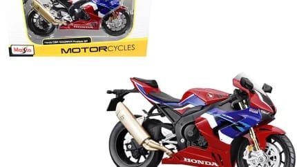 Honda CBR 1000RR-R Fireblade SP 1/12 Diecast Model by Maisto – Red, Blue & White Stripes