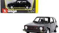 1979 Volkswagen Golf Mk1 GTI Black 1/24 Diecast Model Car by Bburago - Classic Collectible