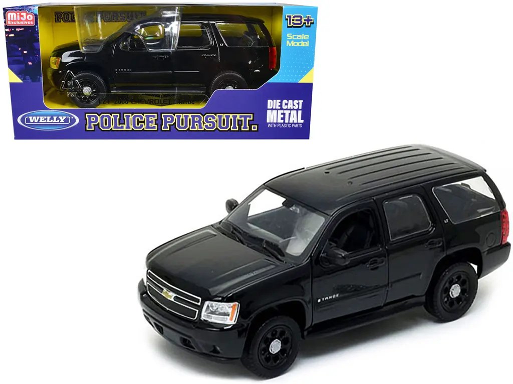 Diecast Model Cars wholesale toys dropshipper drop shipping 2008 Chevrolet Tahoe Unmarked Police Version Black 1/24 Welly 22509 drop shipping wholesale drop ship drop shipper dropship dropshipping toys dropshipper diecast drop shipper dropshippers. 2008 Chevrolet Tahoe Unmarked Police Car Black 1/24 Diecast Model by Welly