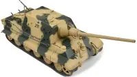 1/43 Diecast Model: German Jagdtiger Tank Destroyer #211 with Henschel Turret - WWII AFVs Collection