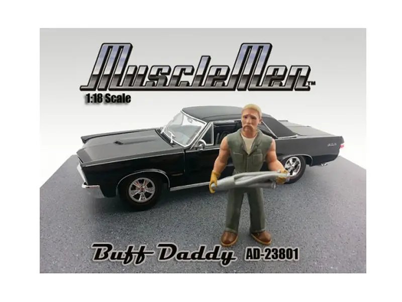 Musclemen Buff Daddy Figure for 1:18 Diecast Car Models – American Diorama Collectible