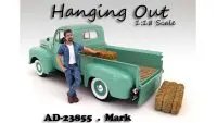 Realistic 'Hanging Out' Mark Figurine for 1/18 Scale Models by American Diorama