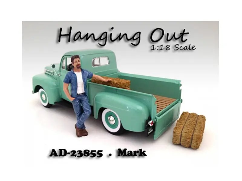 Realistic ‘Hanging Out’ Mark Figurine for 1/18 Scale Models by American Diorama