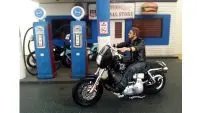 American Diorama Biker Bulldog Figurine: Perfect 1/18 Scale Model Accessory