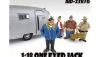 One Eyed Jack 'Trailer Park' Figure for 1:18 Scale Diecast Model Cars - American Diorama