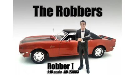 1:18 Scale 'The Robbers' Robber I Figure by American Diorama - Perfect for Model Enthusiasts