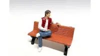 Realistic 1/18 Scale Adam Sitting Figurine by American Diorama for Model Enthusiasts