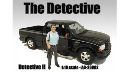 Realistic Detective #2 Figure for 1:18 Scale Models by American Diorama