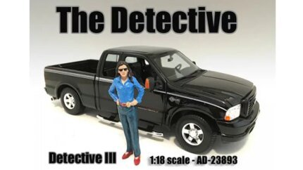 Collectible Detective #3 Figure for 1:18 Scale Models by American Diorama