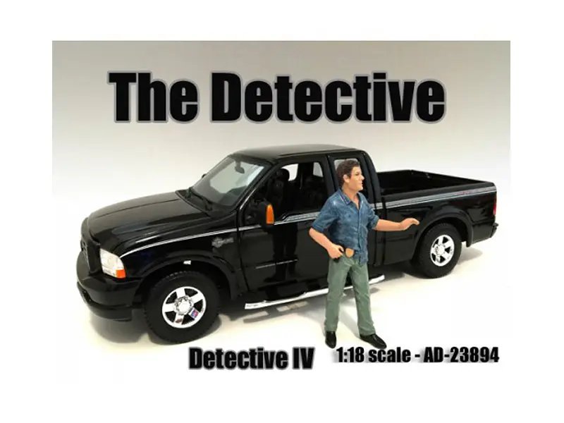 Collectible Detective #4 Figure for 1:18 Scale Models by American Diorama