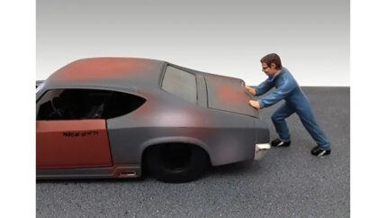 Mechanic Ken Figurine for 1/24 Scale Model Cars - American Diorama Collectible