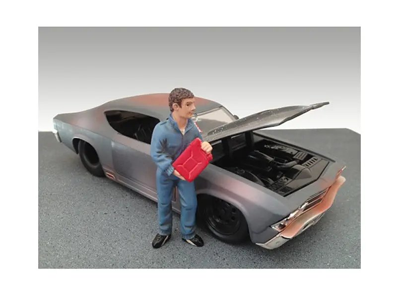 Mechanic Dan 1/24 Scale Model Car Figurine by American Diorama – Perfect for Diorama Enthusiasts