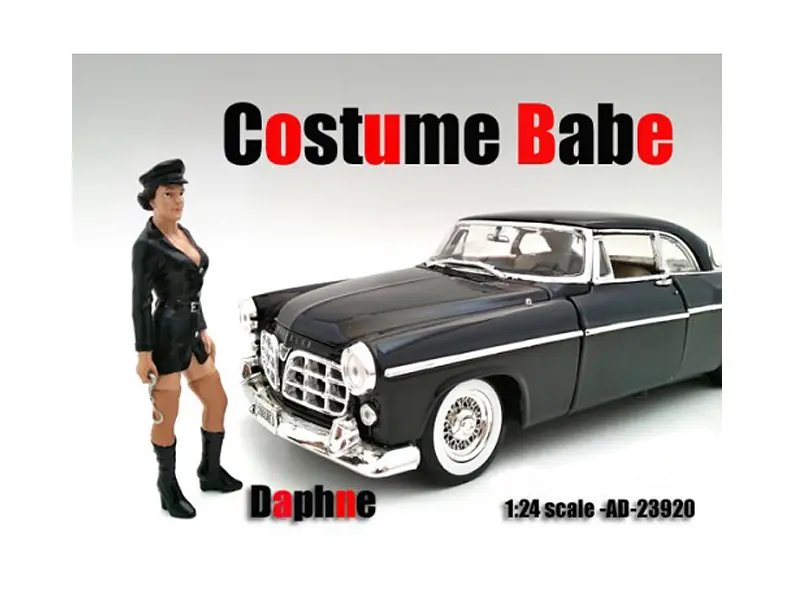 Enhance Your 1:24 Scale Models with the Costume Babe Daphne Figure by American Diorama