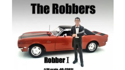 Realistic 'The Robbers' Robber I Figure for 1:24 Scale Models by American Diorama