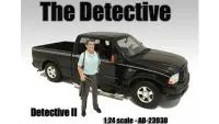 Realistic Detective #2 1:24 Scale Figure by American Diorama for Model Enthusiasts