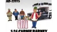 Authentic Carnie Barney 'Trailer Park' Figure for 1:24 Scale Diecast Model Cars by American Diorama