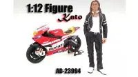 1:12 Scale Biker Kato Figure for Motorcycles by American Diorama