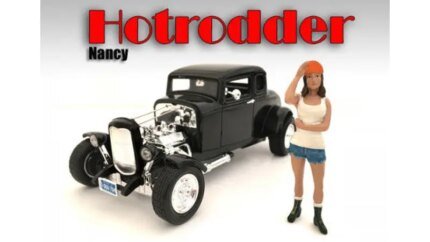 Hotrodders Nancy 1:18 Scale Model Figure by American Diorama - Perfect for Collectors
