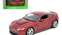 2010 Aston Martin V12 Vantage Red 1/24 Diecast Model Car by Welly - Collectible Luxury Replica