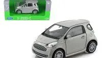 Buy Aston Martin Cygnet Silver 1/24 Diecast Model Car by Welly - Perfect Collectible!