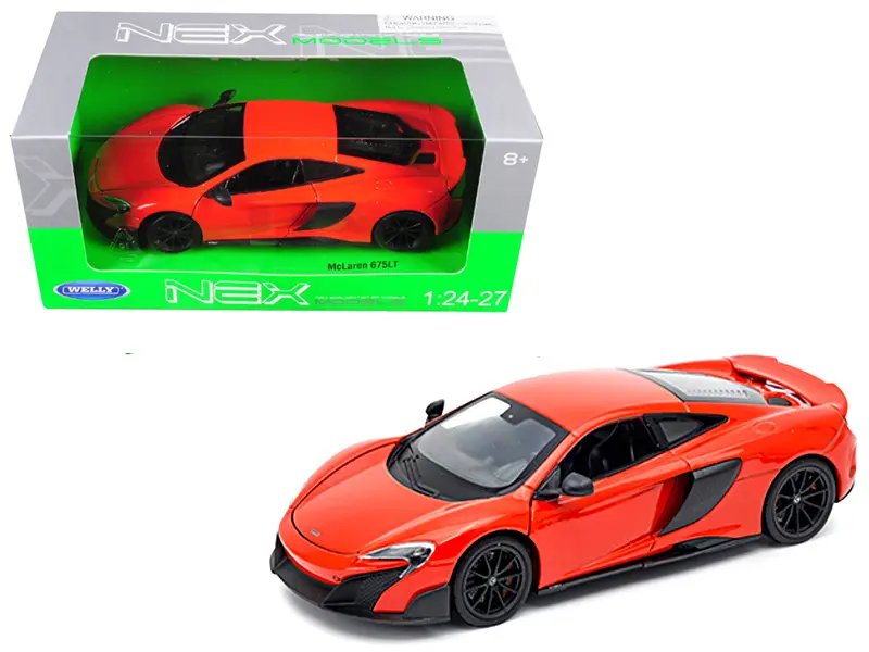 Buy McLaren 675LT Coupe Red 1/24-1/27 Diecast Model Car by Welly – Perfect Collectible!