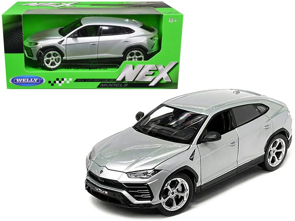 Lamborghini Urus Gray Metallic 1/24 Diecast Model Car by Welly – NEX Models Collectible